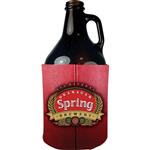 DC712644CP Scuba Coolie Growler Sleeve With Collapsible Style Bottom And Full Color Custom Imprint